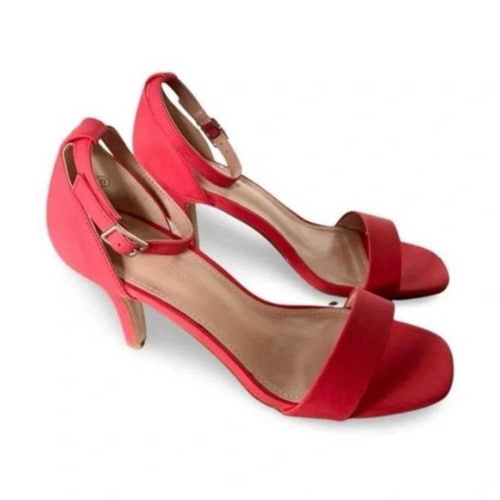 Elegant Red Women's Heels